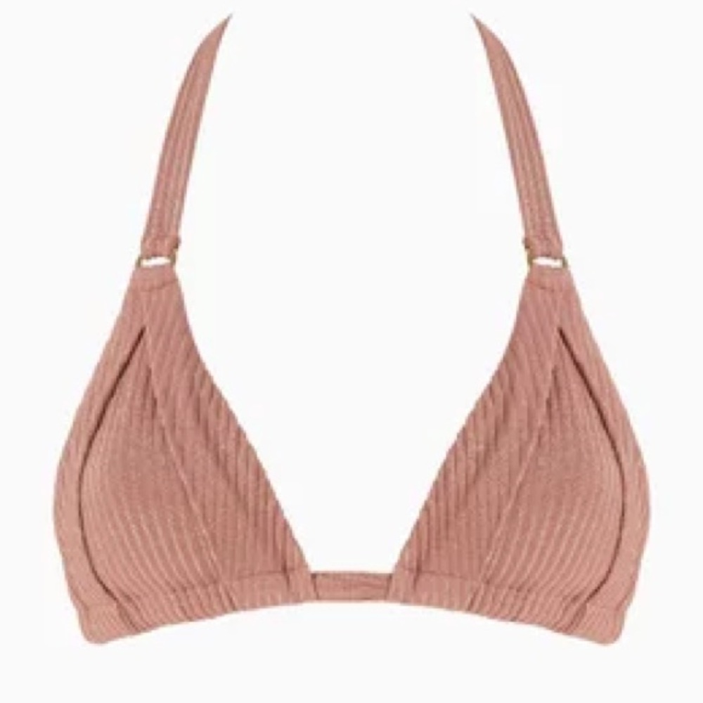 MONDAY swimwear Morocco top and Byron bottom MAUVE sparkle - Picture 5 of 5